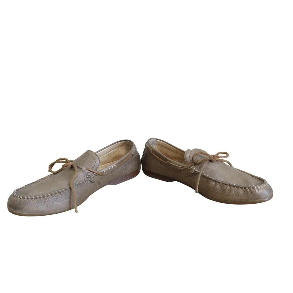 Frye Lewis Tie Mens Loafers Leather Driving Moccasins Casual Comfort Shoes‎ 9.5